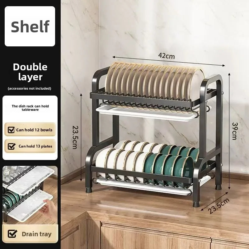 EasyStack Kitchen Dish Organizer Rack