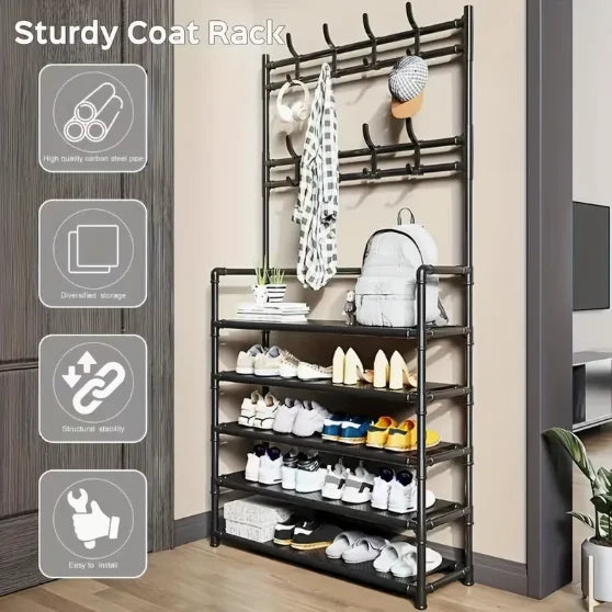 Entryway Pro Shoe Coat Rack