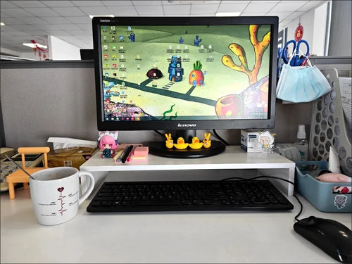 DeskLift Adjustable Monitor Riser Stand Pro