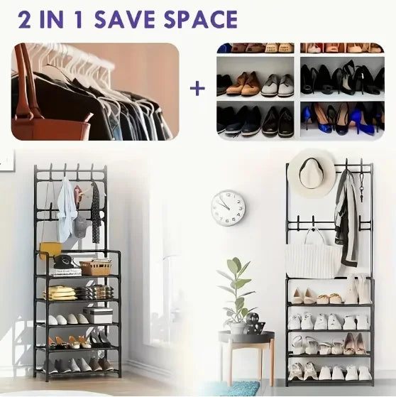 Entryway Pro Shoe Coat Rack