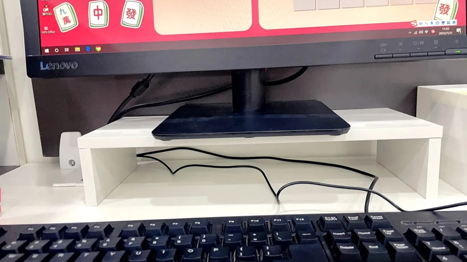DeskLift Adjustable Monitor Riser Stand Pro