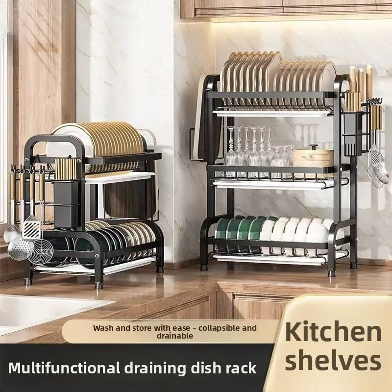 EasyStack Kitchen Dish Organizer Rack