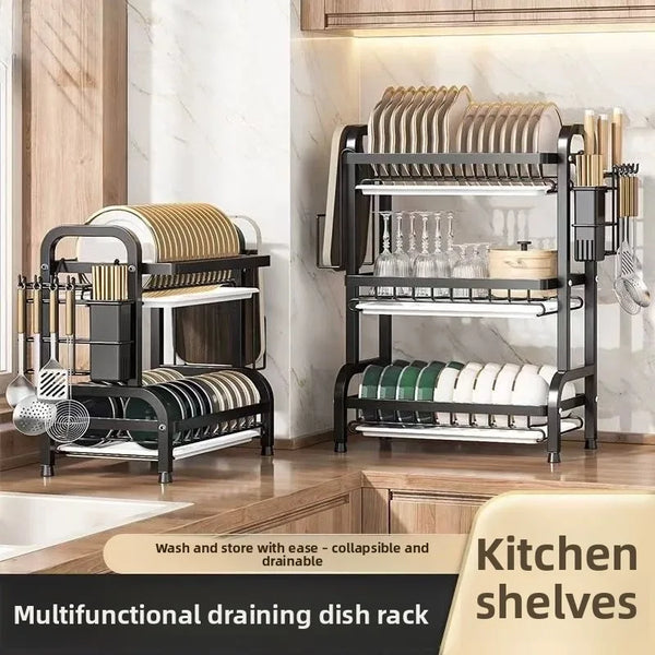 EasyStack Kitchen Dish Organizer Rack