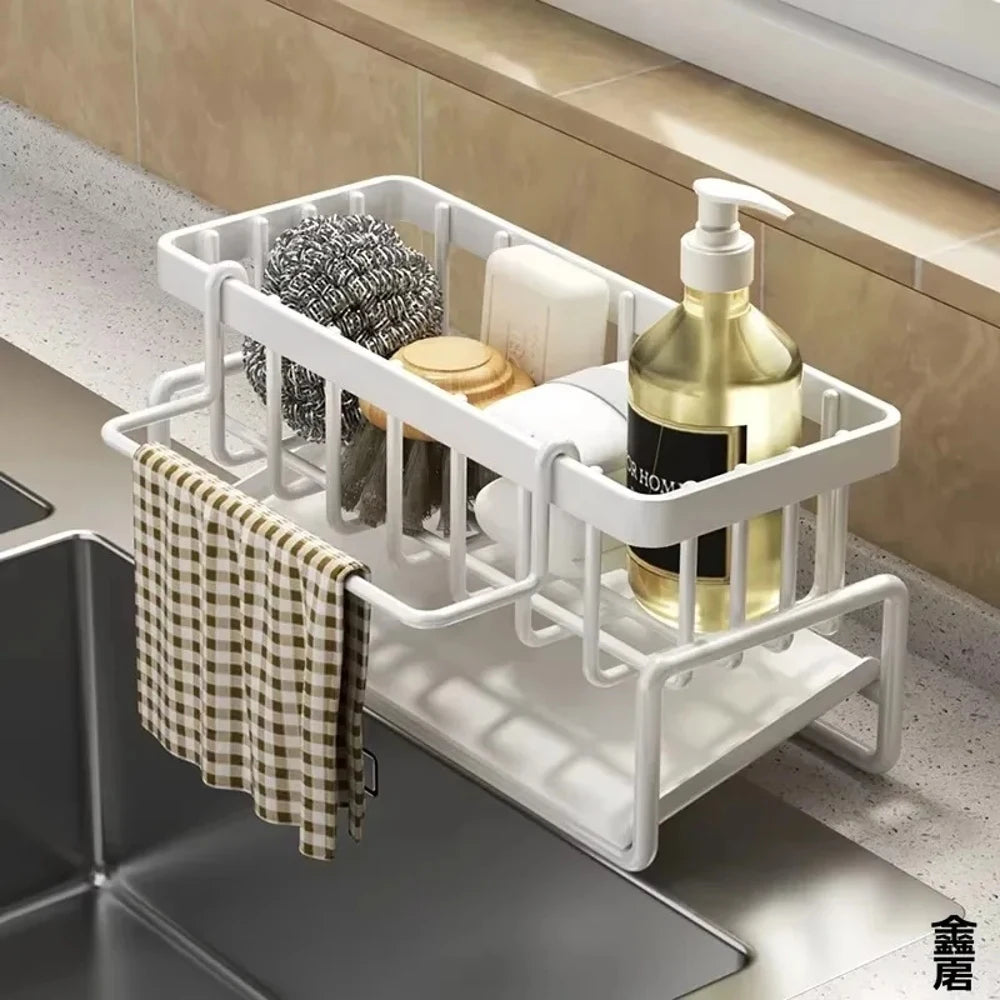 Compact Tap-Mounted Spice Shelf