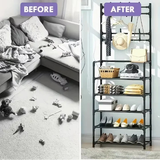 Entryway Pro Shoe Coat Rack
