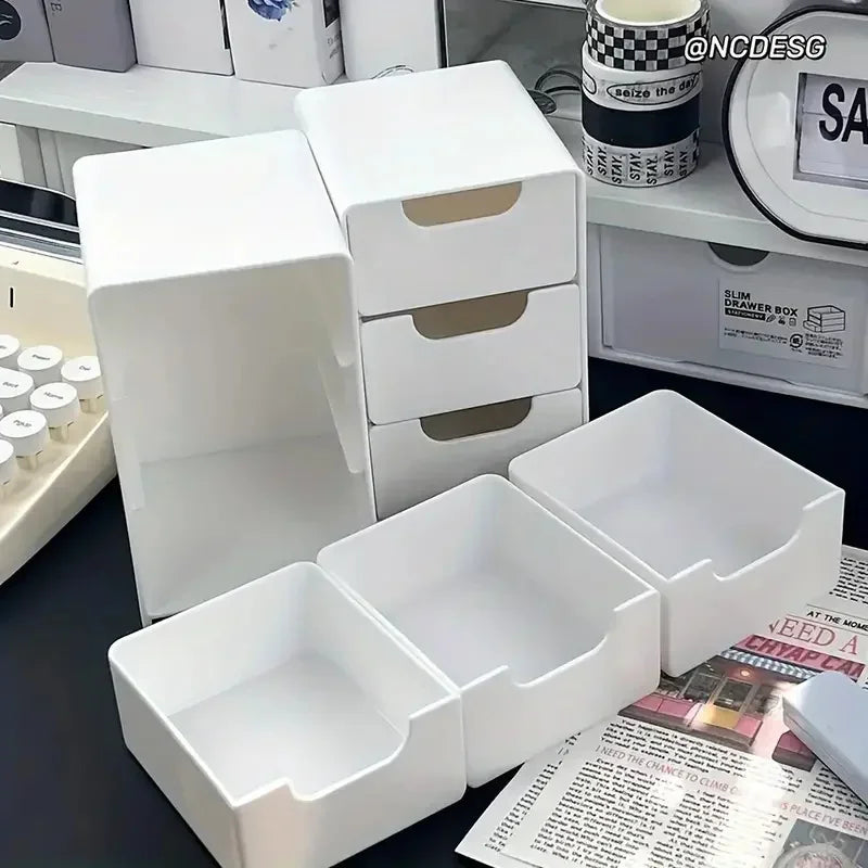 StackMate Clear Drawer Organizer Box